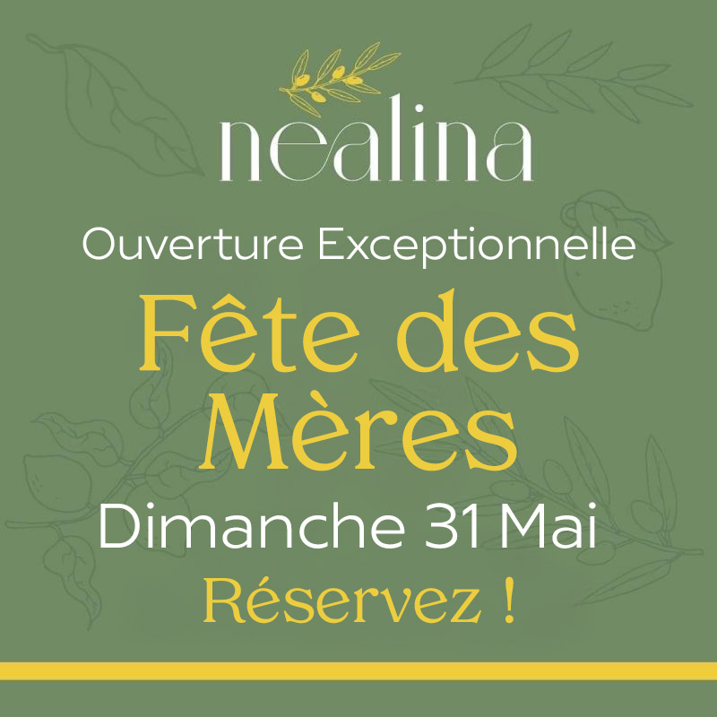 Fêtes des Mères - Réservation - Restaurant Nealina